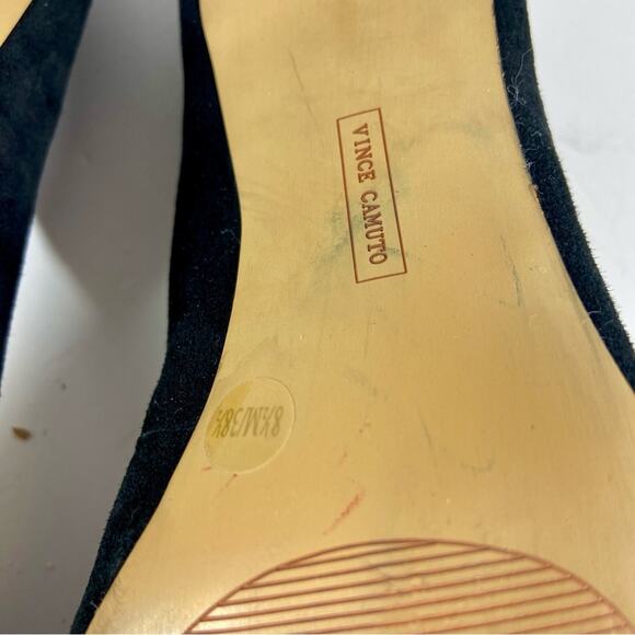 Vince Camuto Dark Suede Heels - Picture 10 of 10